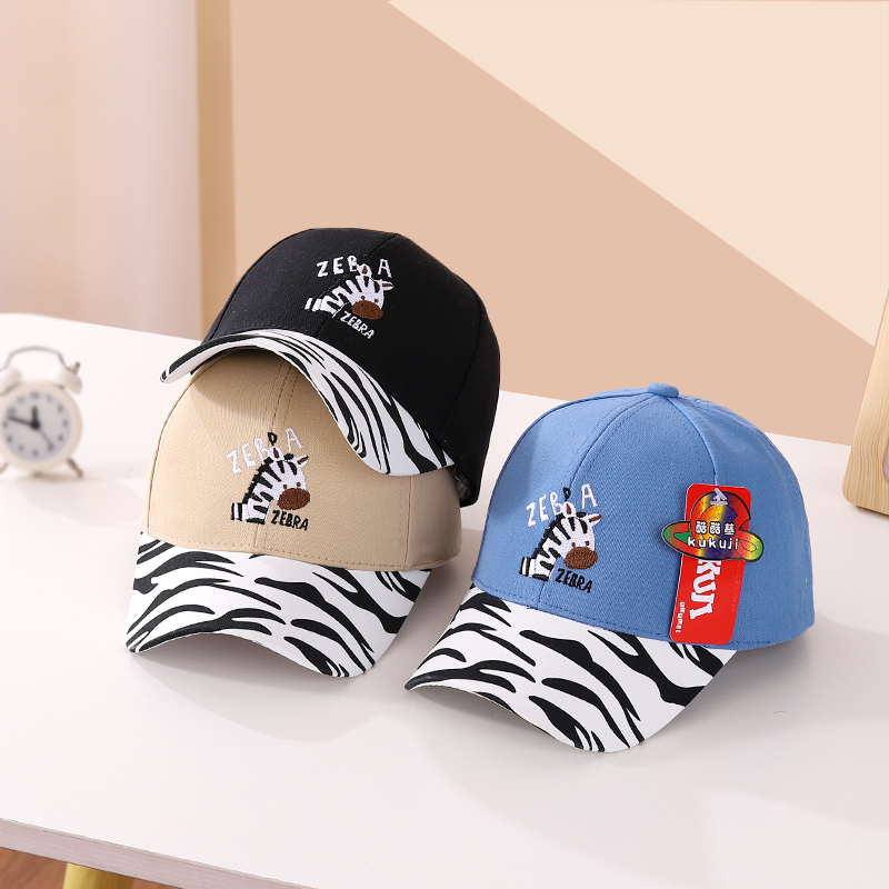 Topi Baseball Import Anak 3-8tahun Model Zebra