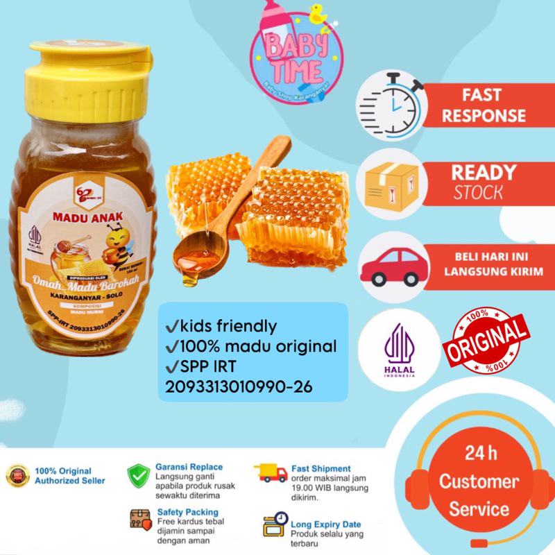 Madu Anak Asli - Madu Anak Murni 150ml- Sehat, Natural (Pure Honey)