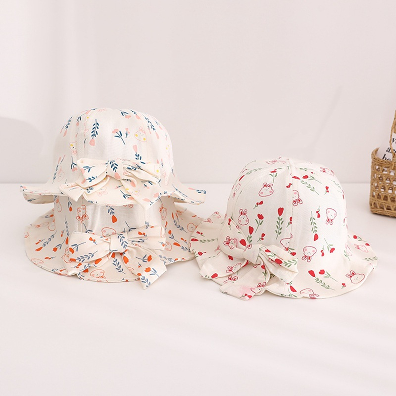 Topi Noni Bayi / Topi Newborn / Topi Anak Perempuan / Baby Hat / Topi Bayi Lucu Halus Lembut Impor