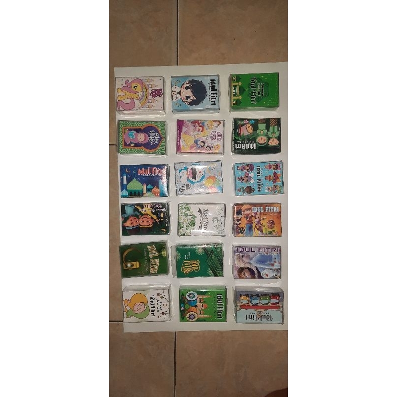 

Amplop Lembaran IDUL FITRI ( isi 50pcs ) / Angpau karakter lucu
