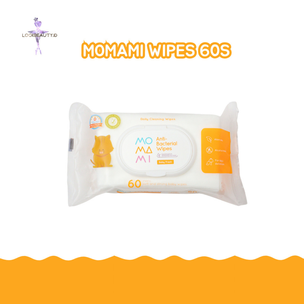 [LB] MOMAMI TOOTH &amp; GUM WIPES 30S- ANTIBACTERIAL WIPES 10S 60S - MOMAMI TISU BASAH BAYI - TISSUE GUSI DAN GIGI BAYI MOMAMI -IMPLORA ANTISEPTIC WIPES 10 SHEETS