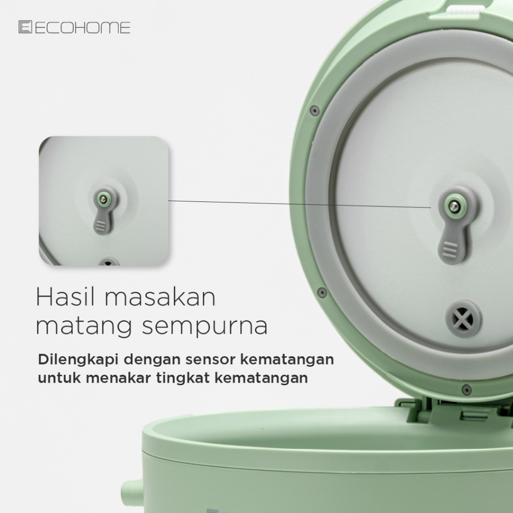 Rice Cooker Ecohome Low Carbo ELS777 / ELS-777 / ELS 77 Original Garansi Resmi