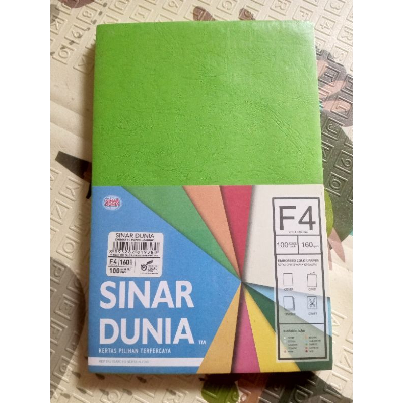 

Kertas Sampul Cover Buffalo F4 Folio 100 sheet