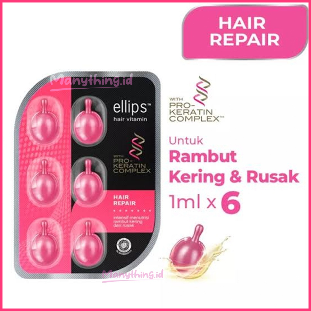 Ellips Vitamin Rambut / Ellips Hair Vitamin 1 Pcs / Hair Serum / Vitamin Rambut Ellips Ecer Satuan