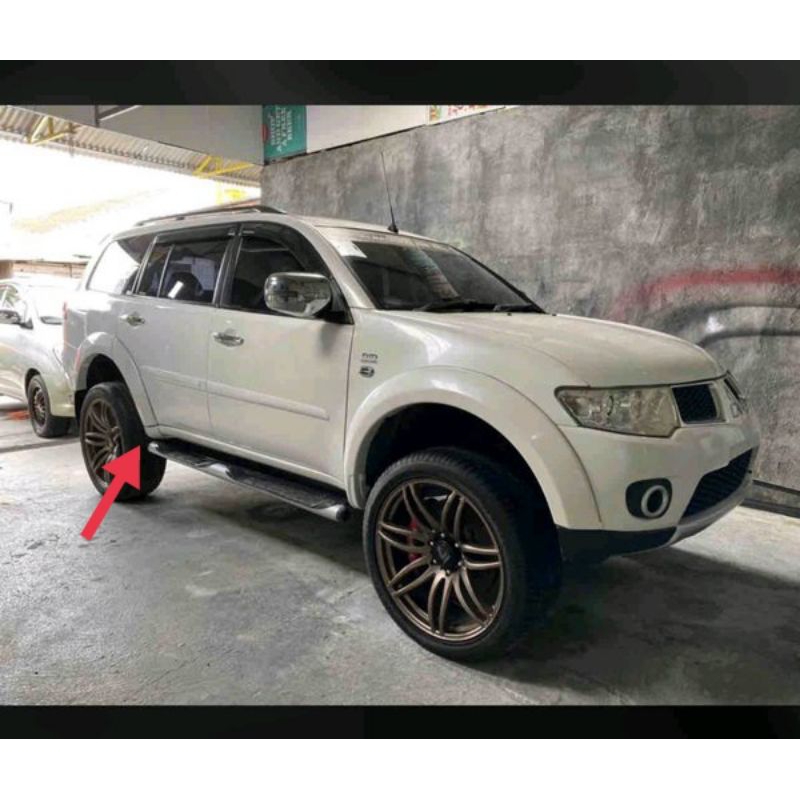 over fender satuan Pajero sport lama bagian kecil