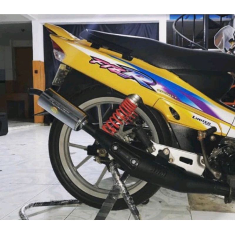 knalpot ahm satria 2T original ahm satria 2t F1ZR