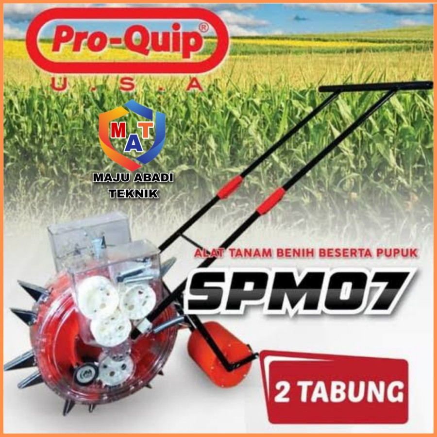 Alat Tanam Jagung 2 Tabung Proquip SPM07 Mesin Penanam Benih Jagung