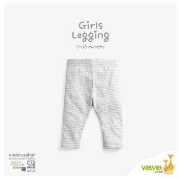 VELVET Baby Girl Legging POLOS MOTIF Bayi Anak