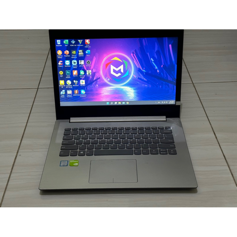 Laptop seken second core i5 murah 4jt ssd 256gb super kencang vga double intel nvidia