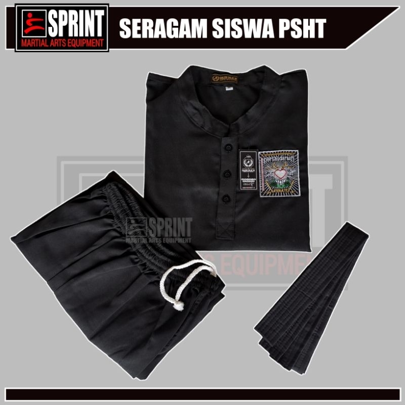 Sakral Siswa PSHT Benik 3 - Baju Seragam Latihan Siswa Pencak Silat PSHT Model Kancing