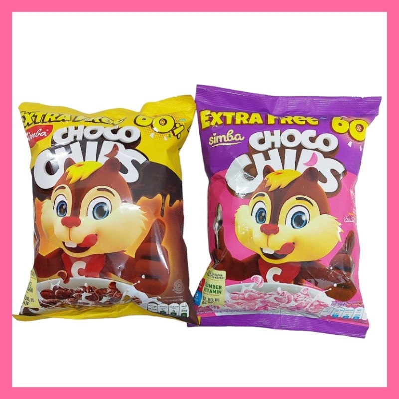 

choco chips simba sereal cokelat stoberi 80gr
