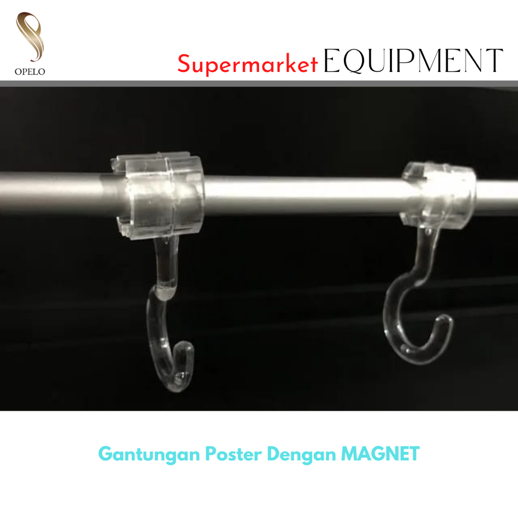 STAND BANNER SUPERMARKET MAGNET GANTUNGAN HARGA SUPERMAEKET