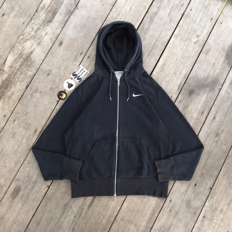 HOODIE ZIPPER NIKE SECOND *size L