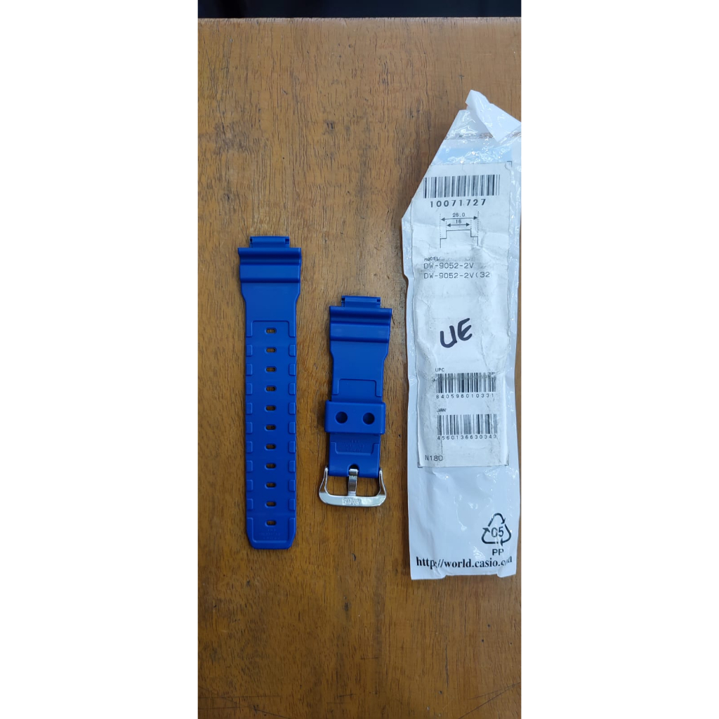 Tali Jam G-Shock GShock Strap DW-9052 DW9052 Resin Karet Original