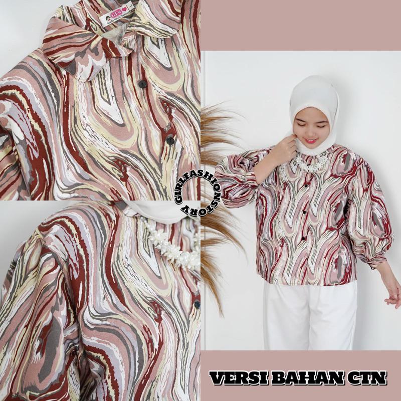 GFS GHALAXIE MARBLE BLOUSE