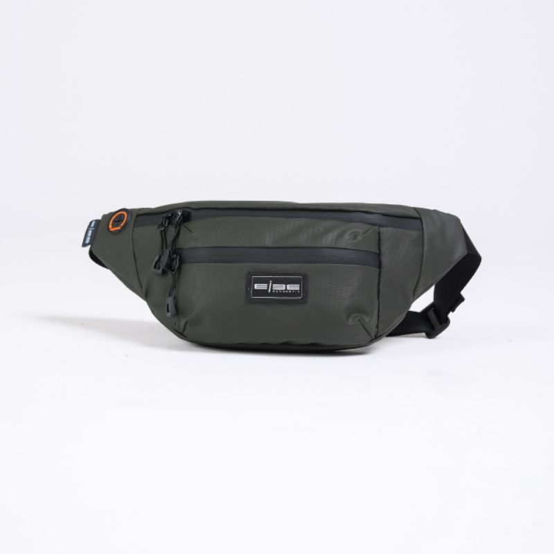 Waist bag premium waterproof tas pinggang premium anti air tas selempang pria eibe [ ARMY ICARUS ]