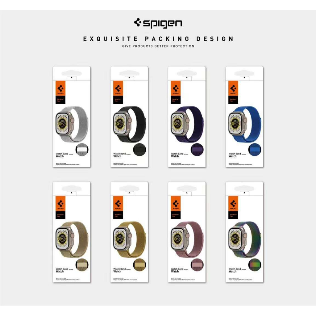 SPIGEN ULTRA FINE STEEL DURAPRO FLEX STRAP IWATCH STAINLESS MAGNET IWATCH SE 1 2 3 4 5 6 7 8 ULTRA SE STRAP IWATCH