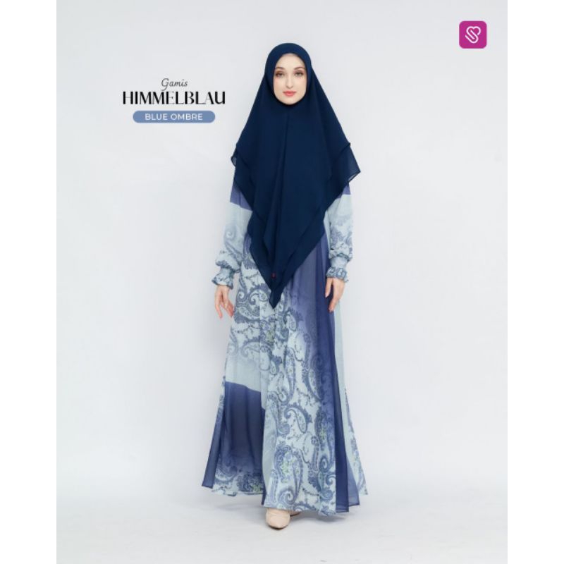 Gamis Himmelblau Ukhti Munira