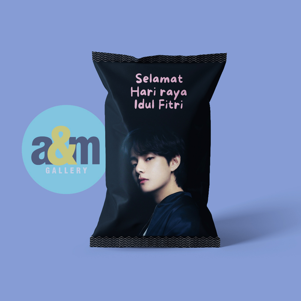 (isi 5pcs) Amplop Lebaran BTS Motif Permen 2023