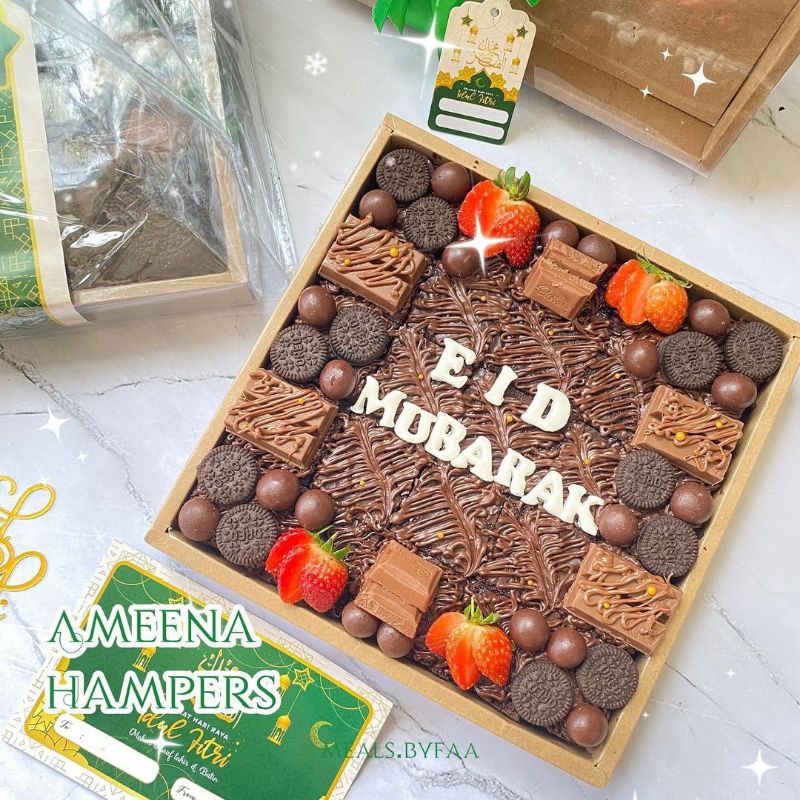 

Meals.byfaa | Chocobery Nuttela Brownie | Hampers kue lebaran |big size