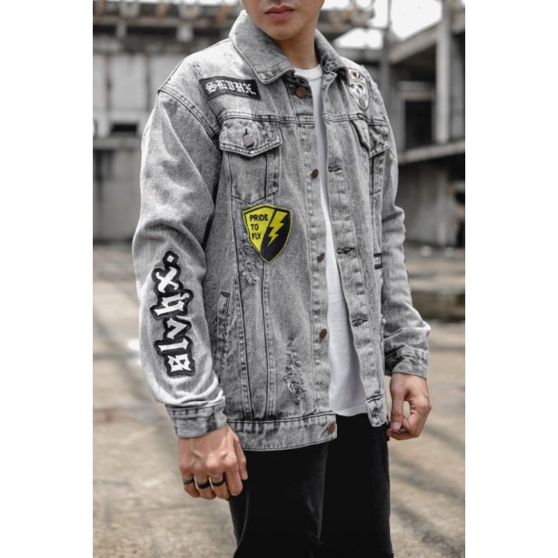 JAKET DENIM JAKET JEANS PRIA JAKET SANWASH