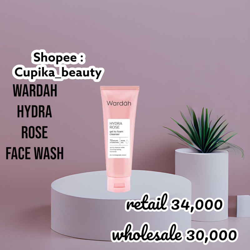 [po.x] [ foam 100 gr hydra rose ] wardah hydra Rose gel to foam cleanser 100 gr || sabun wajah wardah Hydrarose 100 gr