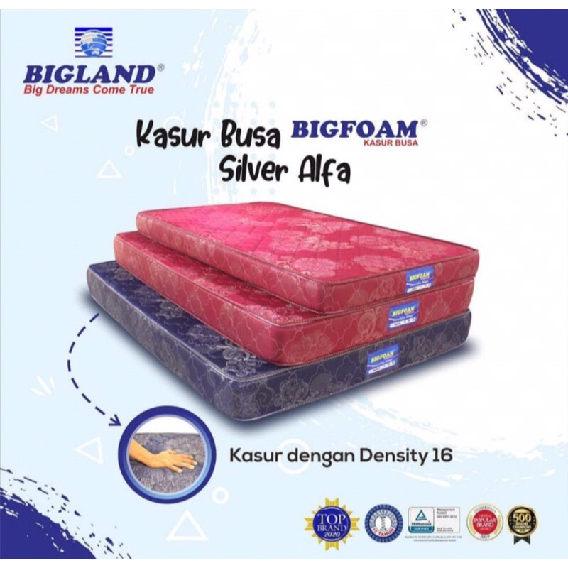 KASUR BIGFOAM/KASUR GARANSI 7TAHUN/KASUR BUSA MURAH