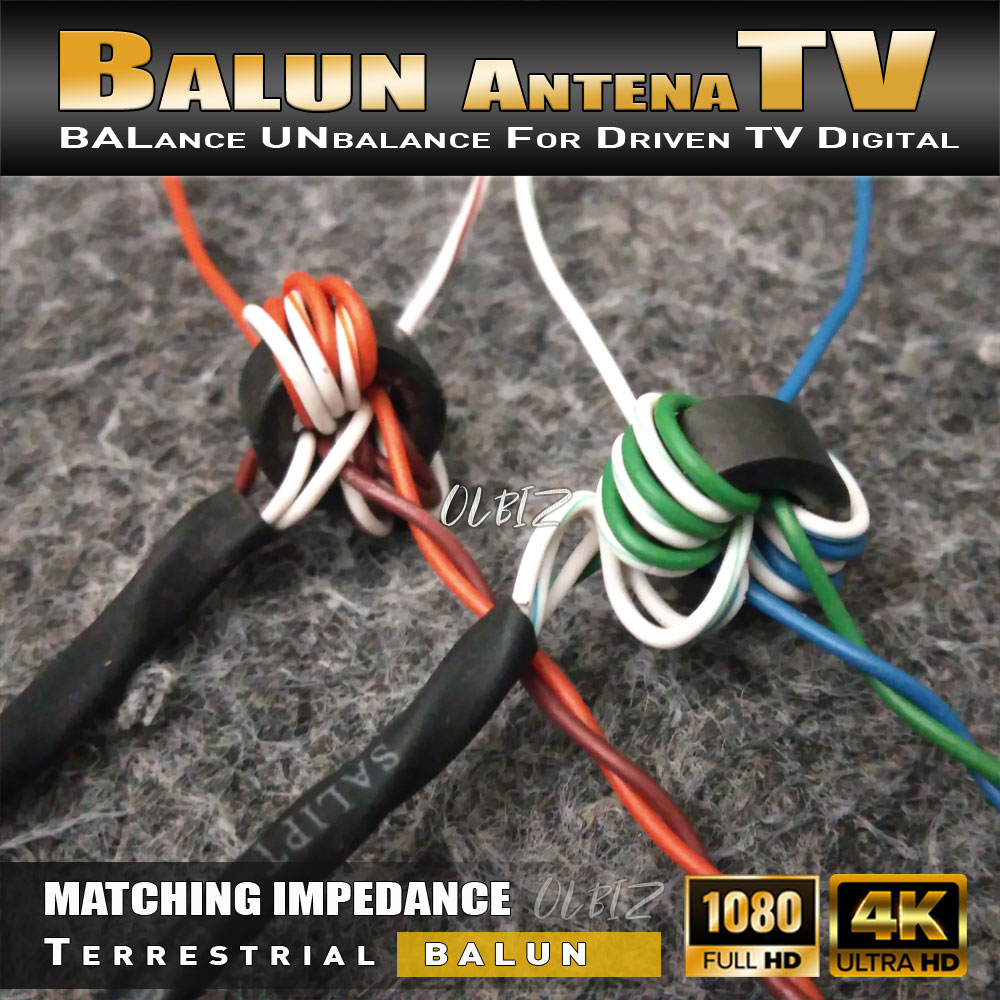 Balun Driven Antena UHF TV Digital Balun Peka Sinyal Murah