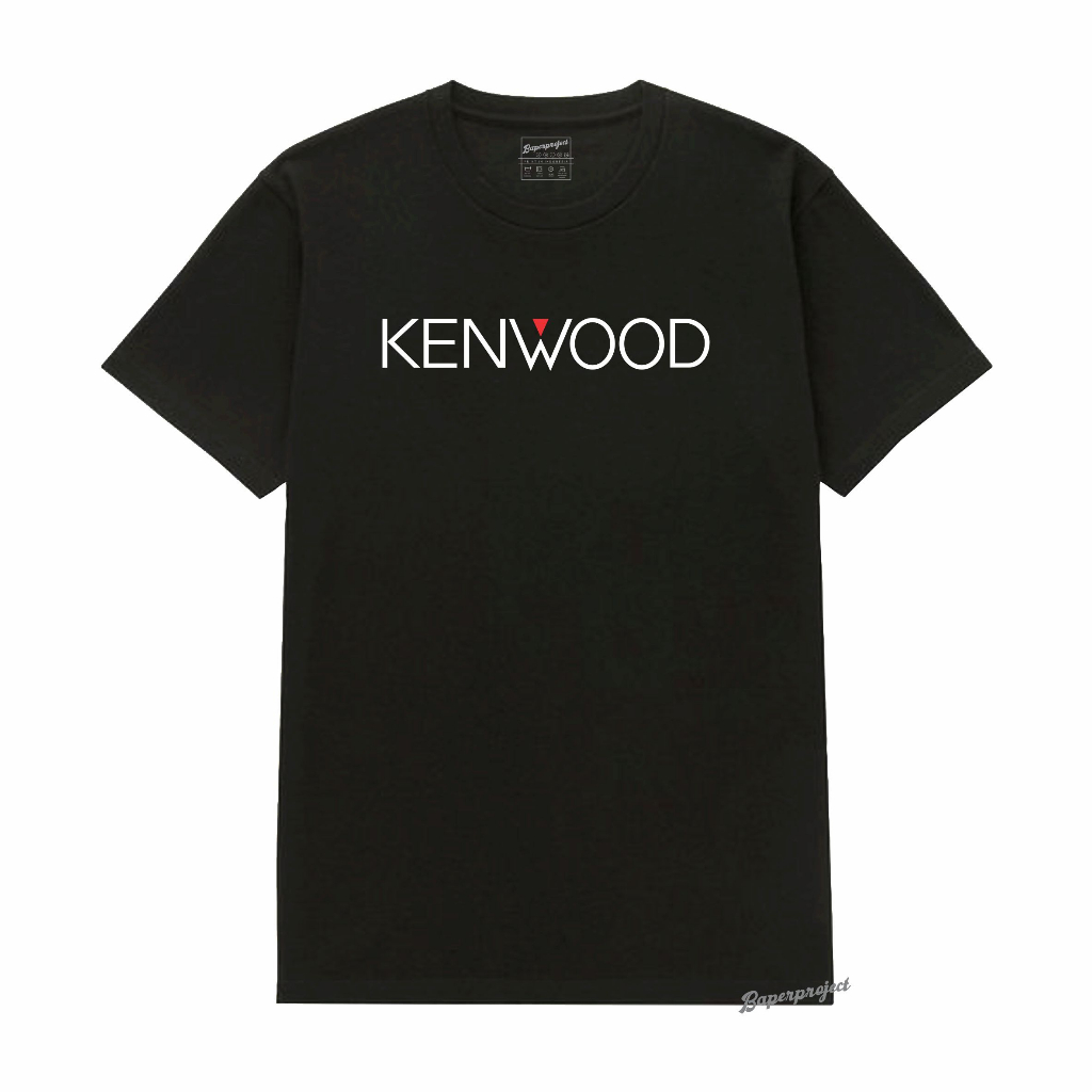 Kaos Audio System Mobil Kenwood cotton combed 20s
