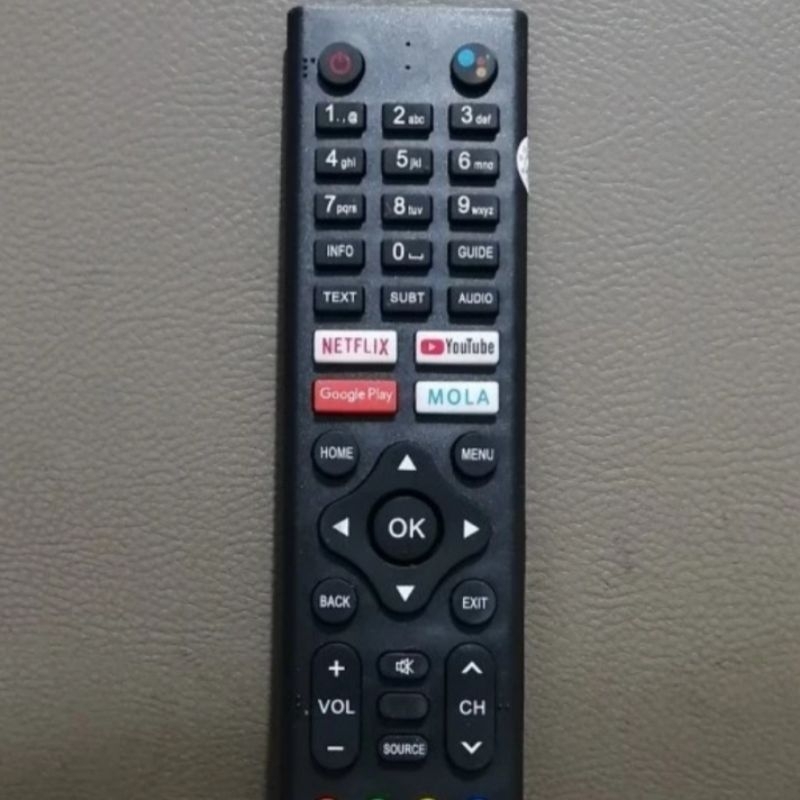 Remot remote smart tv polytron android polytron