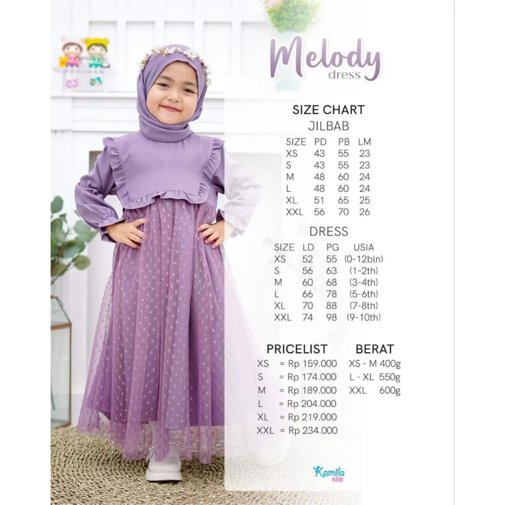 Melody Dress by Kamila Kids