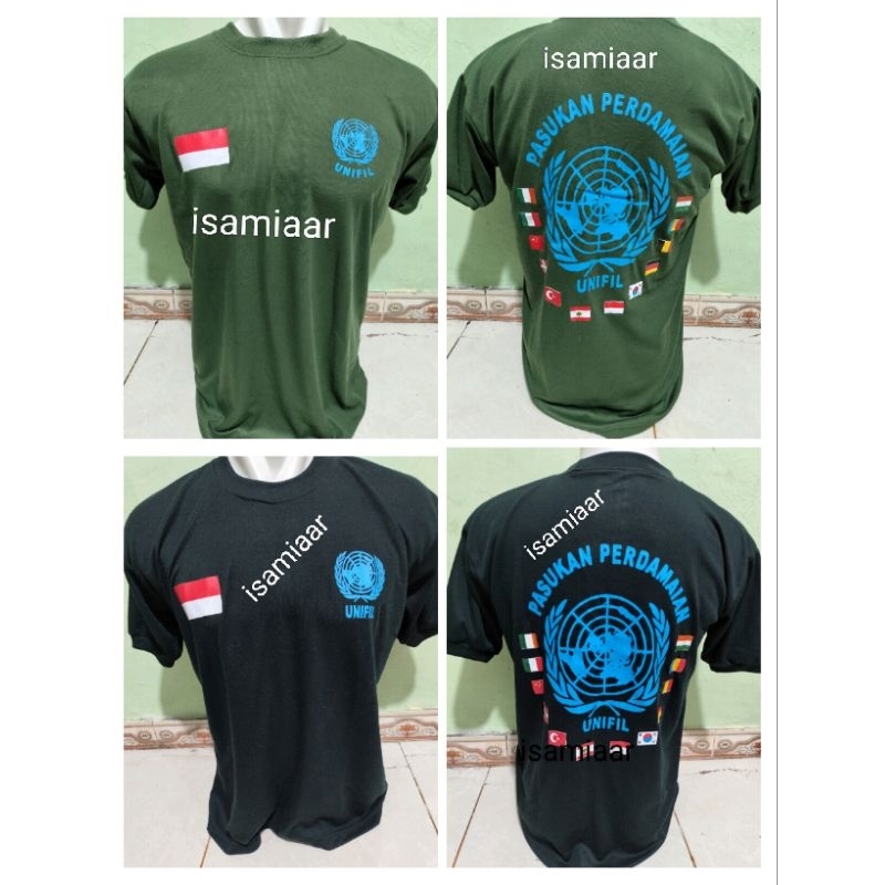 KAOS DALAM YUNIFIL/HITAM /HIJAU