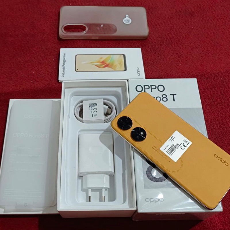 Oppo Reno 8T Ram 8+8/256 Fullset Original (Seken Like New)