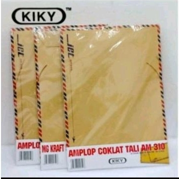 

( 10 pcs & 5 pcs ) Amplop Coklat Tali 310 / Amplop Lamaran Kerja UK. Folio