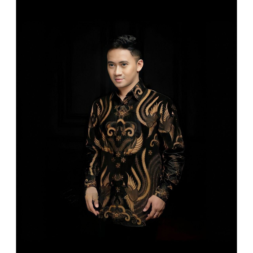 Batik Pria Kemeja Batik Pria Lengan Panjang size M L XL XXL