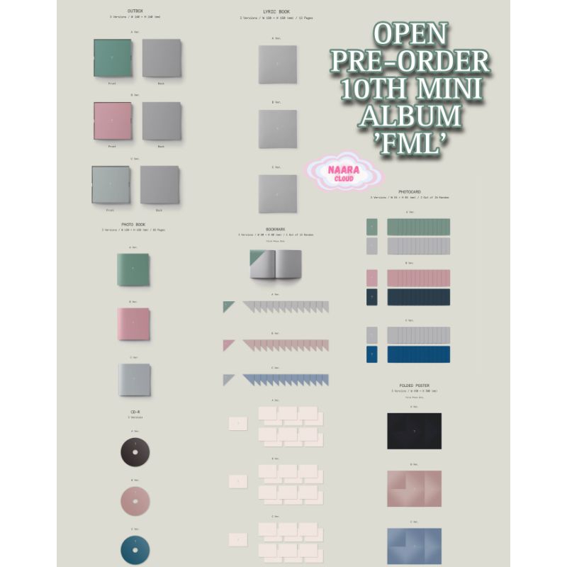 

[PO] SEVENTEEN 10TH MINI ALBUM 'FML'