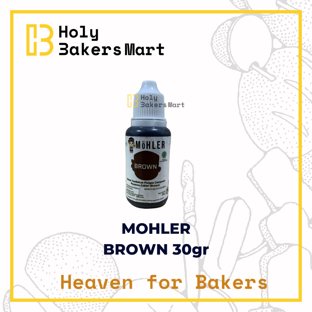 

MOHLER PEWARNA BROWN 30GR / PEWARNA MAKANAN