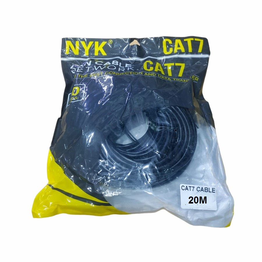 NYK Kabel Lan SSTP Cat7 20M Internet Ethernet Cable