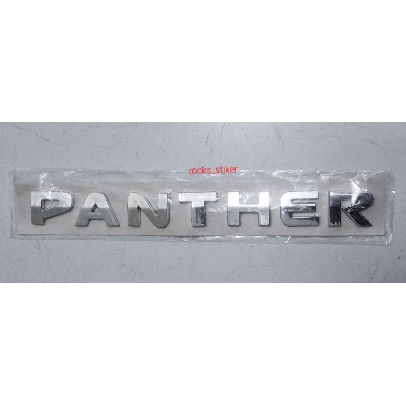 Emblem Panther New Touring / Emblem Logo Tulisan Panther Chrome Panther New / Emblem Panther / Emble