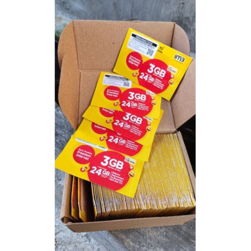 Kartu Perdana Indosat 3gb sp JATIM