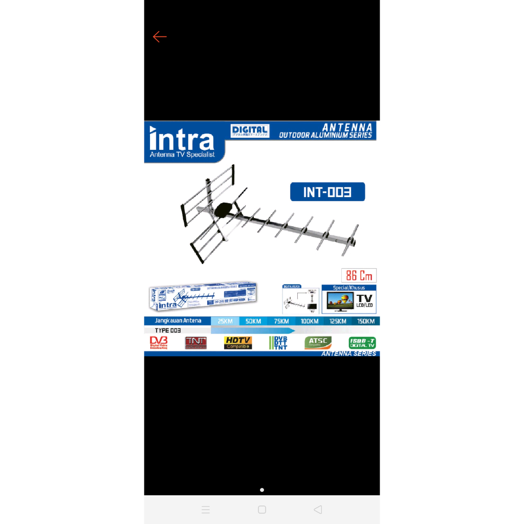 Antena digital intra