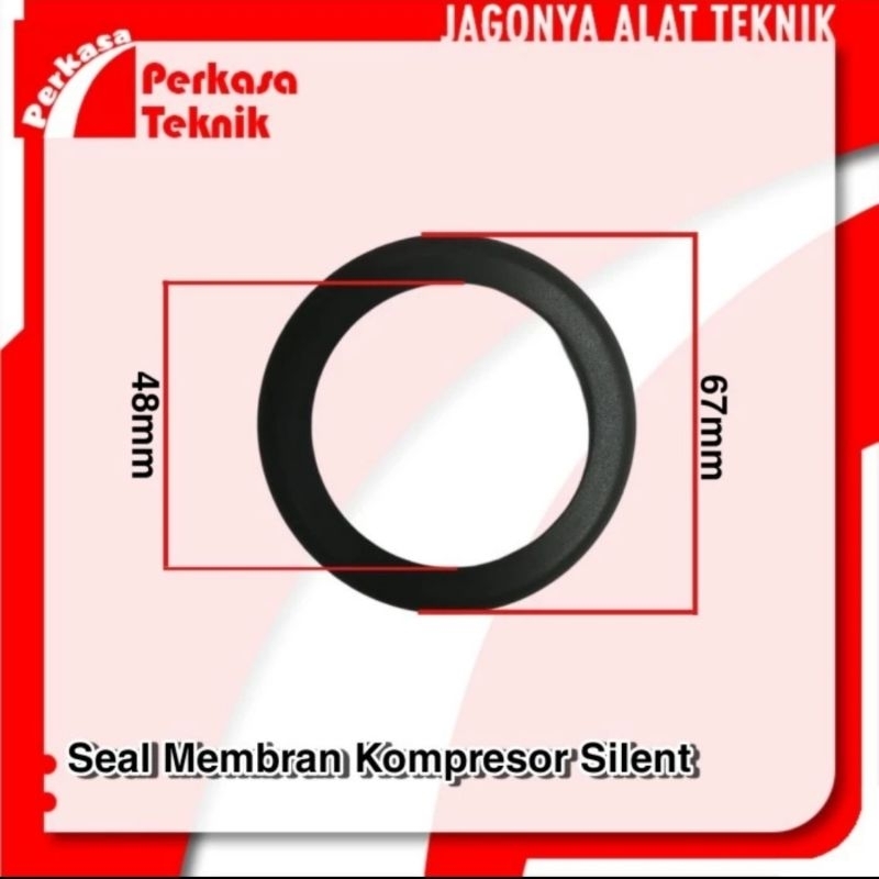 Seal Membran Kompresor Oiless 0,75hp/1hp Compressor Silent Mollar