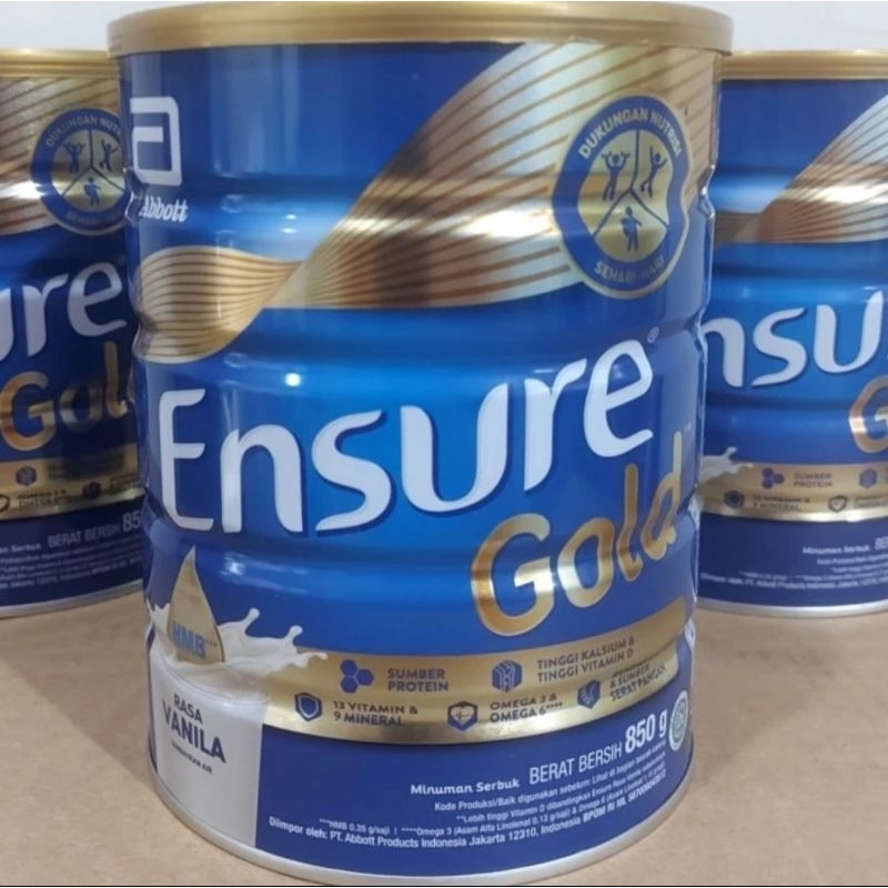 

Susu Ensure Gold 850 gram kaleng