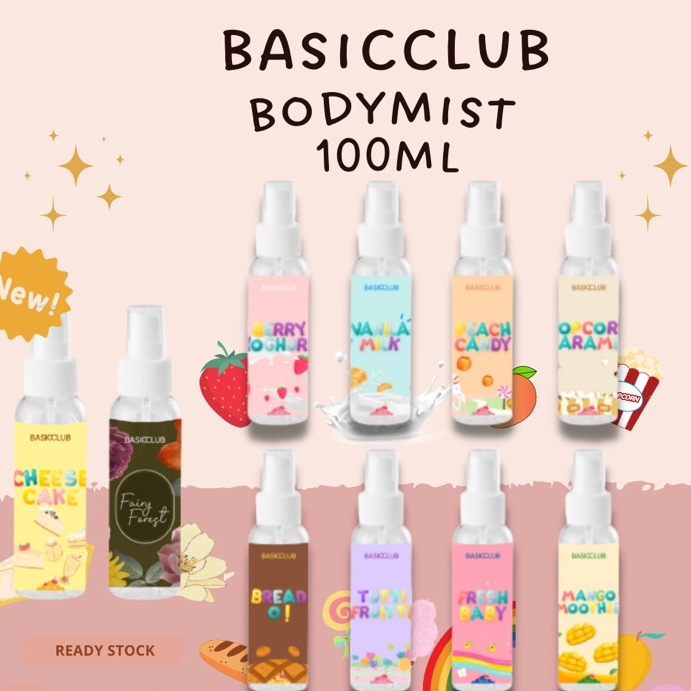 ✦SINAR✦ Basic Club Premium Body Mist 100ml | Basicclub Body Mist by Geamoore