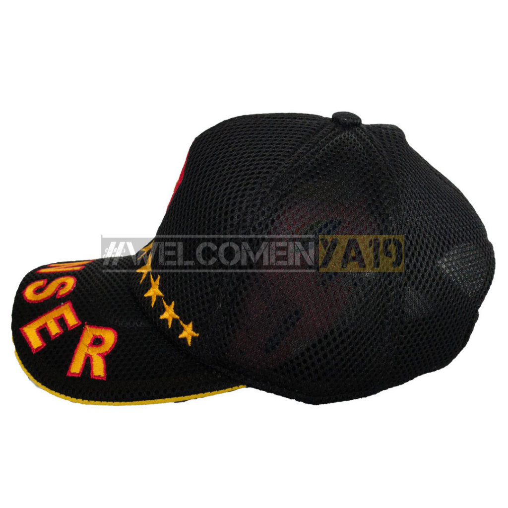 Topi Jaring Banser Bintang Logo Hitam