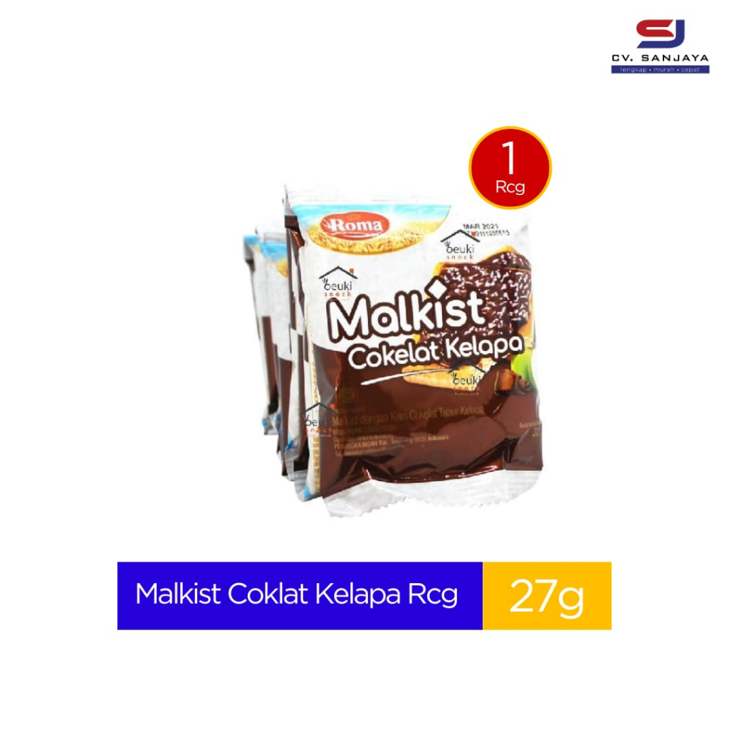 

Roma Malkist Coklat Tabur Kelapa RCG