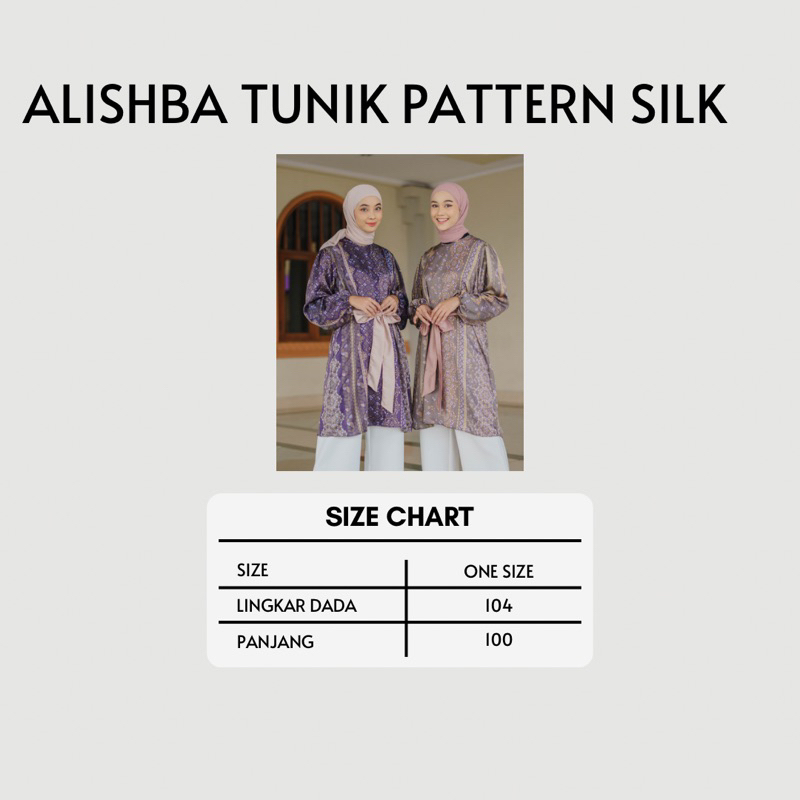 Alishba Pattern Tunic Silk Valiable (Limited stock)