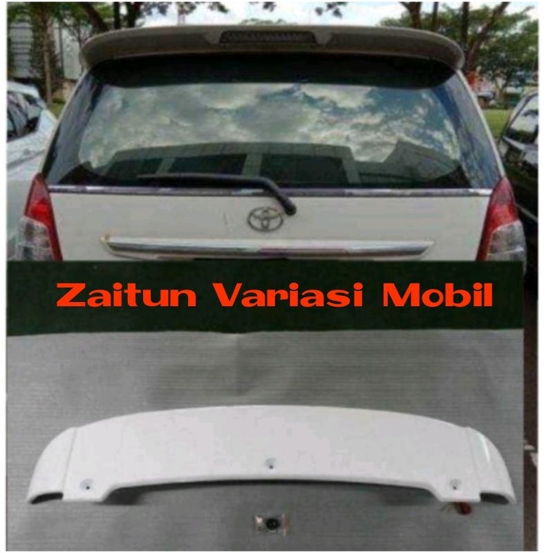 spoiler kijang inova innova ori putih 2005 2008 2010 2012 2014 tahun lama with lampu