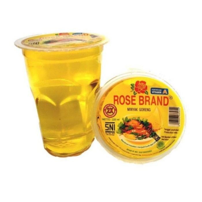 

ROSE BRAND MINYAK GORENG CUP 220ML