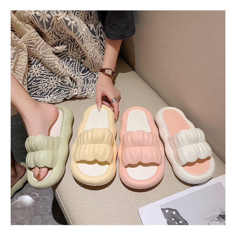 Sandal Slip On PVC CUTE Sendal Rumah Nyaman Slipper Korea Soft Rubber Non Slip Flip Flop Sandal Rumah Sendal Wanita Kekinian Selop Comfortable EVA 2328